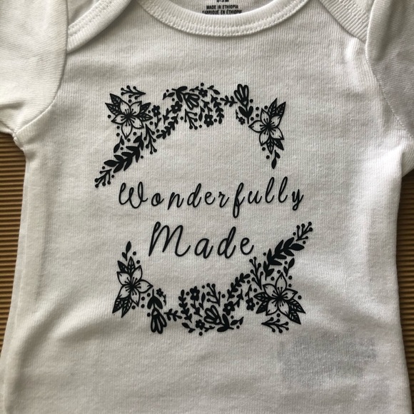 Wonderfully Made Baby Girl Shirt - Picture 3 of 4